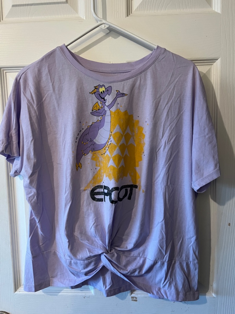 EPCOT Figment Lilac Tie-Front Tee